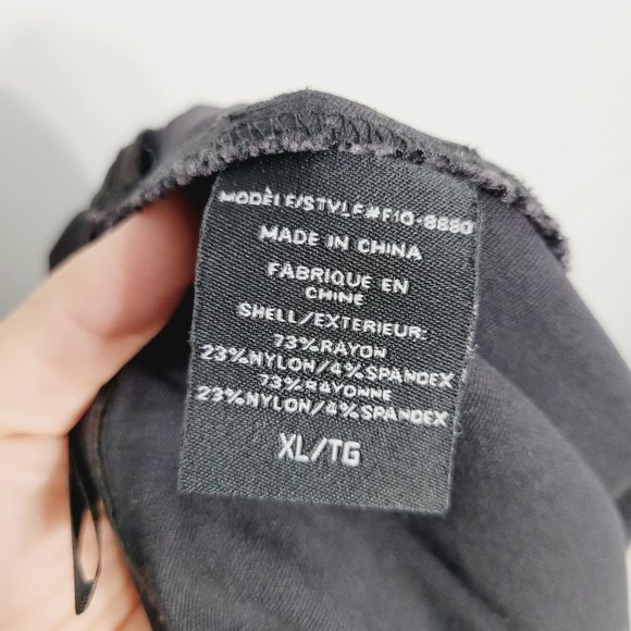 Majora Collection Black Skirt Above Knee Stretch Blend Business Casual Size XL - Picture 9 of 9